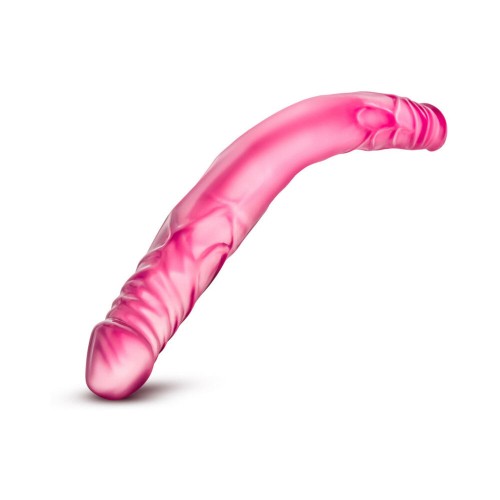 B Yours 14 in. Double Dildo - Pink Pleasure