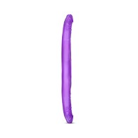 Dildo Doble de 16 Pulgadas B Yours en Púrpura