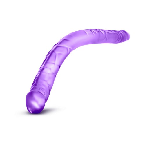 B Yours 16 inch Double Dildo Purple