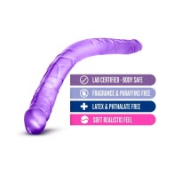 Dildo Doble de 16 Pulgadas B Yours en Púrpura