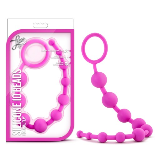 Luxe Silicone 10 Beads for Anal Play