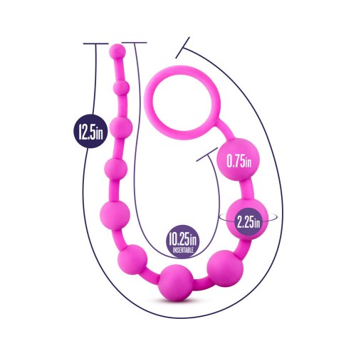 Luxe Silicone 10 Beads for Anal Play