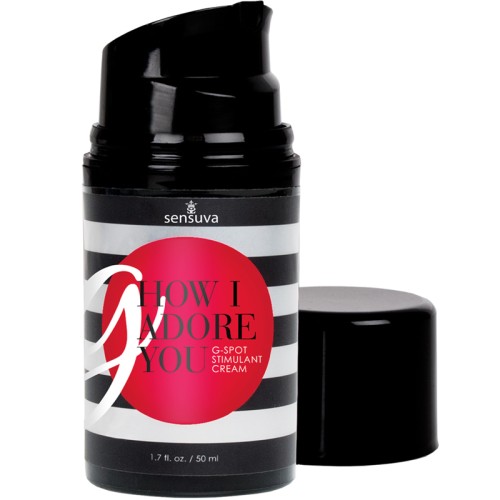 Sensuva G How I Adore You Crema Estimulante para el G-Spot - 1.7 oz