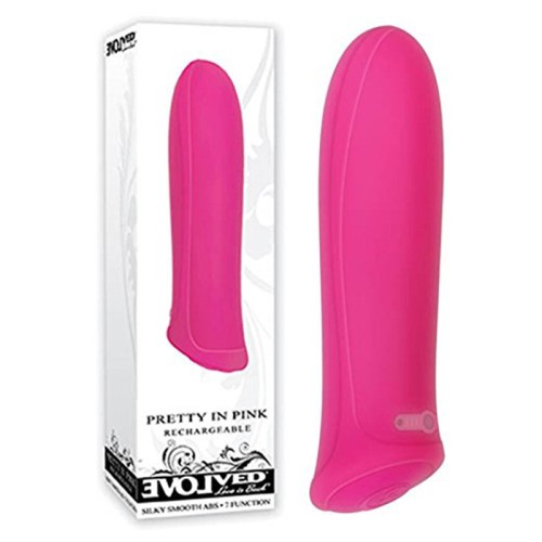 Vibrador Bullet de Silicón Recargable Evolved Pretty in Pink