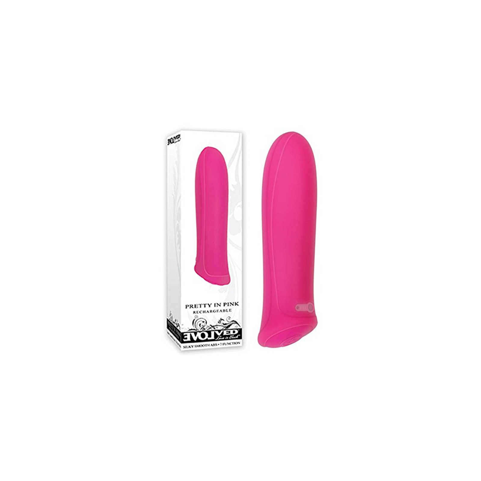 Evolved Pretty in Pink Rechargeable Silicone Bullet Vibrator