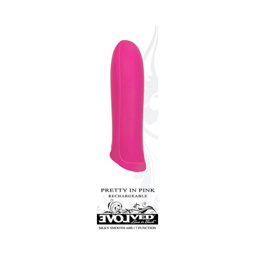 Vibrador Bullet de Silicón Recargable Evolved Pretty in Pink