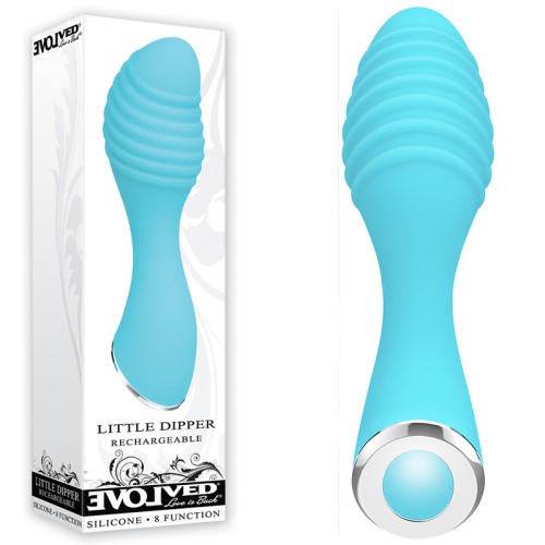 Evolved Little Dipper Vibrador Silicona Recargable Azul