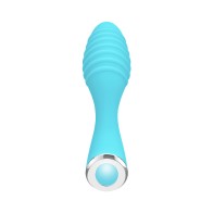 Evolved Little Dipper Rechargeable Silicone Vibrator Blue