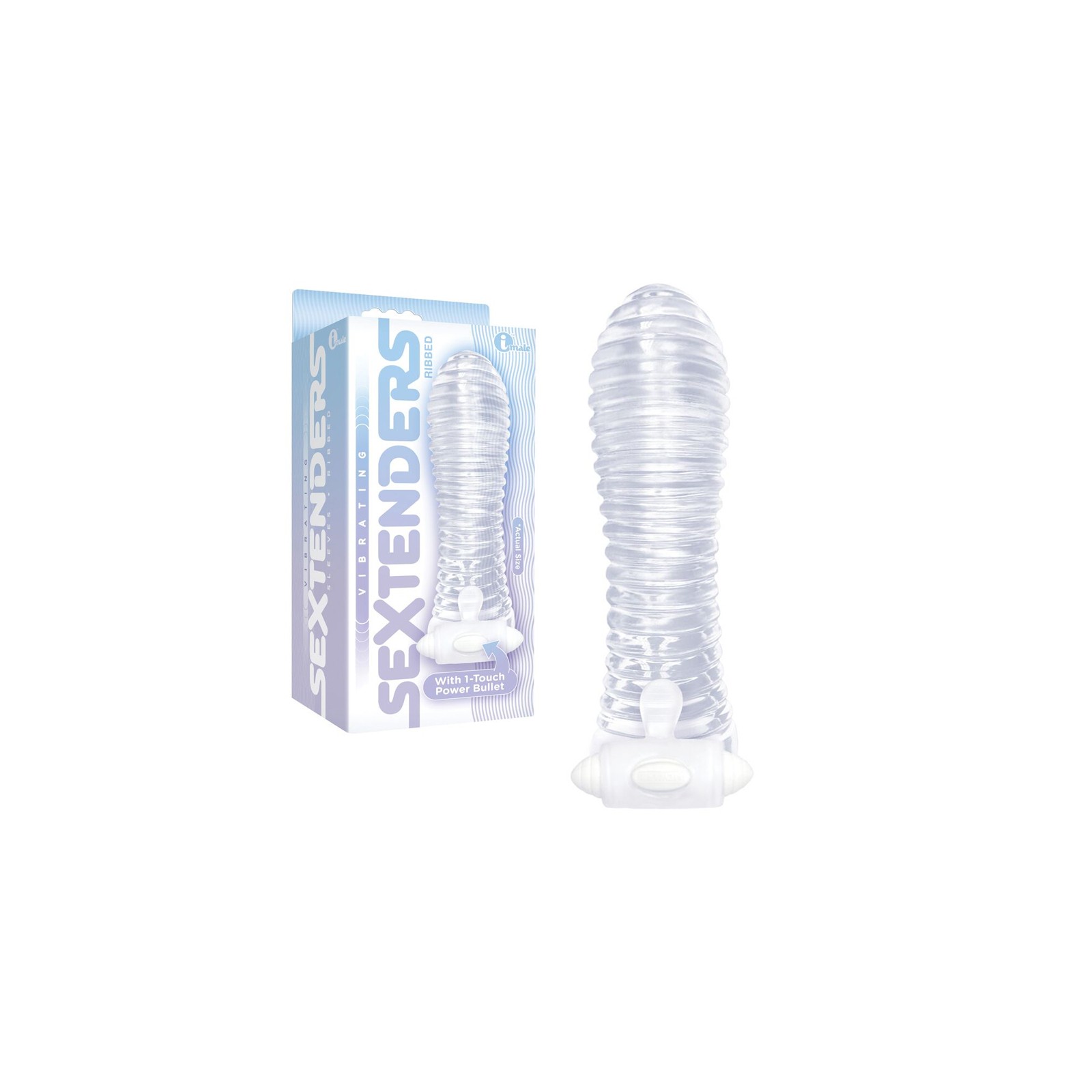 The Nines Vibrating Sextenders Ribbed - Enhance Intimacy