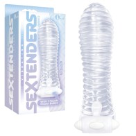 The Nines Vibrating Sextenders Ribbed - Enhance Intimacy