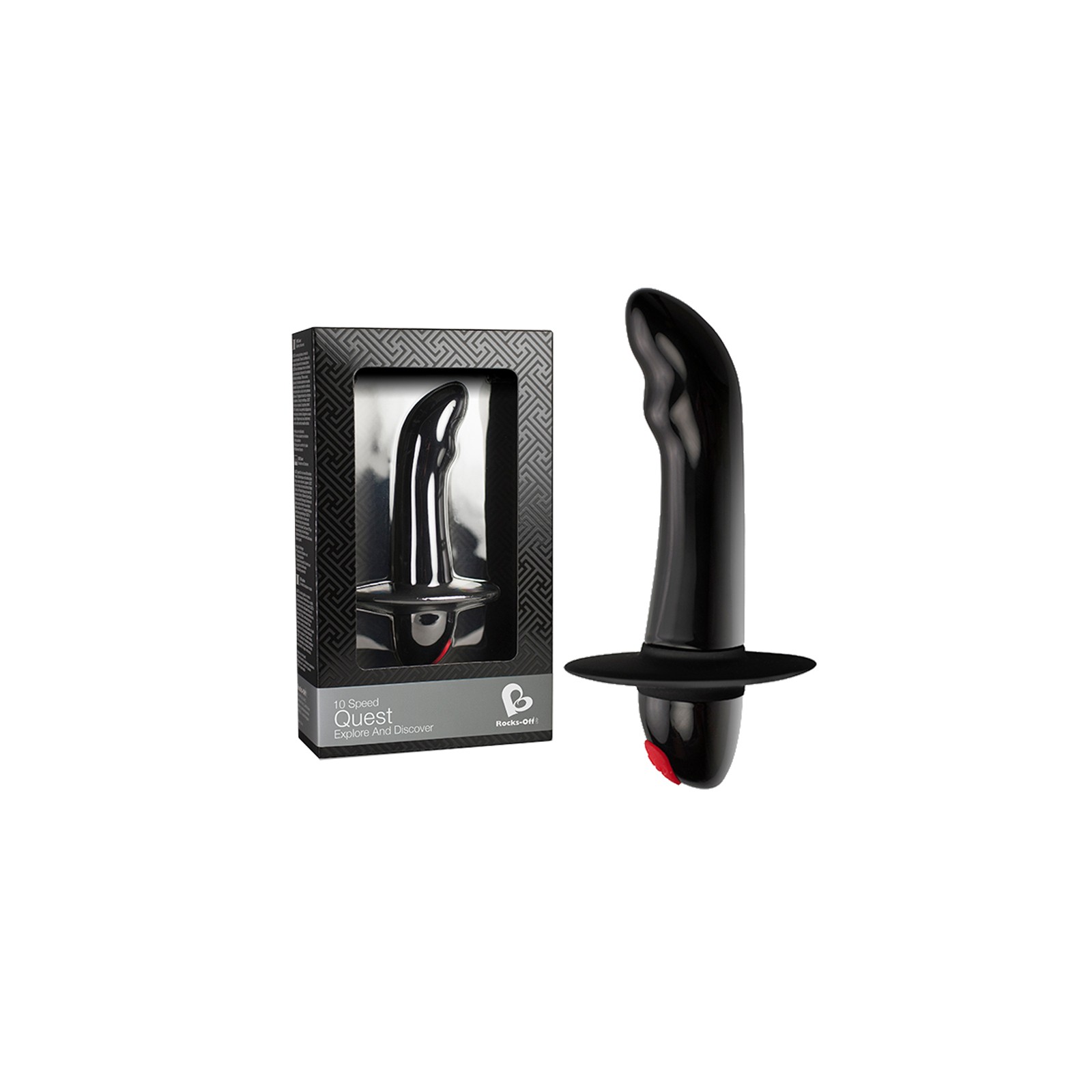 Quest Prostate Bullet Vibrator - Black