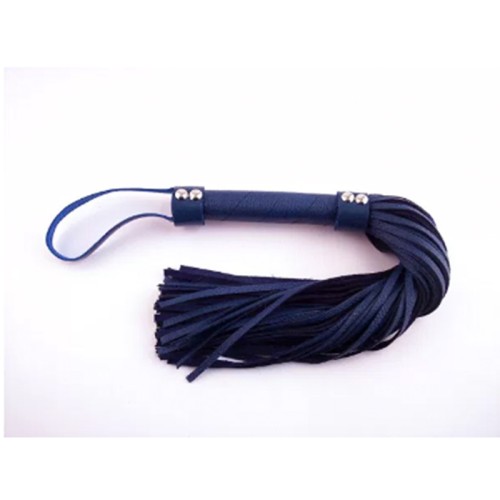 Flogger de Cuero Azul H-Style Rouge