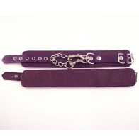 Rouge Purple Wrist Cuffs - Stylish Bondage