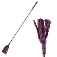 Purple Rounded Handle Riding Crop for Exciting Play