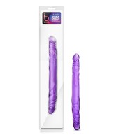 B Yours 14" Double Dildo Purple