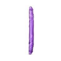 B Yours 14" Double Dildo Purple