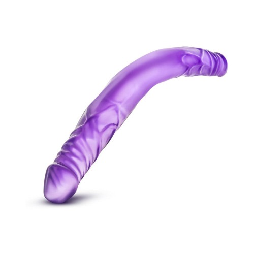 B Yours 14" Double Dildo Purple