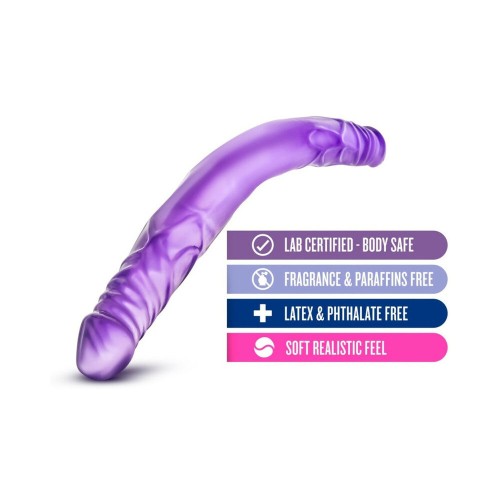 B Yours 14" Double Dildo Purple