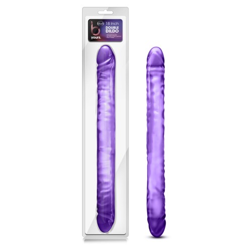 B Yours 18 in. Double Dildo Purple