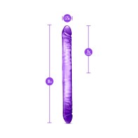 Dildo Doble de 18 pulgadas B Yours Morado