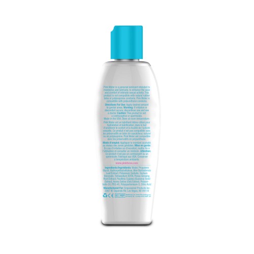 Lubricante a Base de Agua Pink Water 4.7 oz