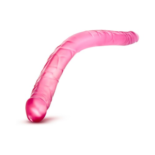 B Yours Dildo Doble de 16 Pulgadas Rosa