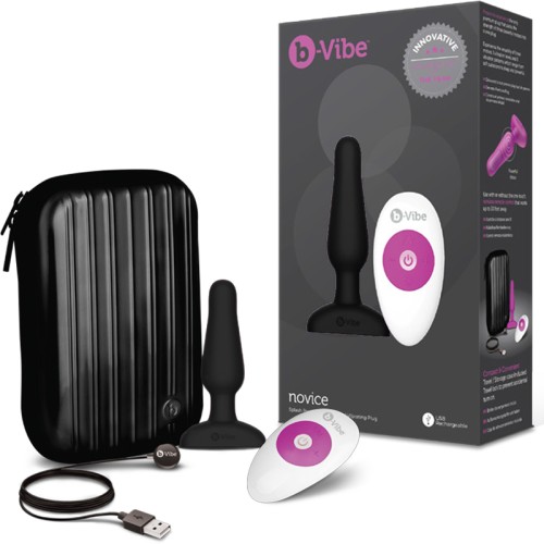 Plug Anal Recargable Control Remoto b-Vibe Novice