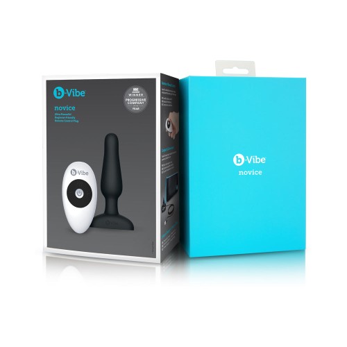 b-Vibe Novice Rechargeable Remote-Controlled Anal Plug