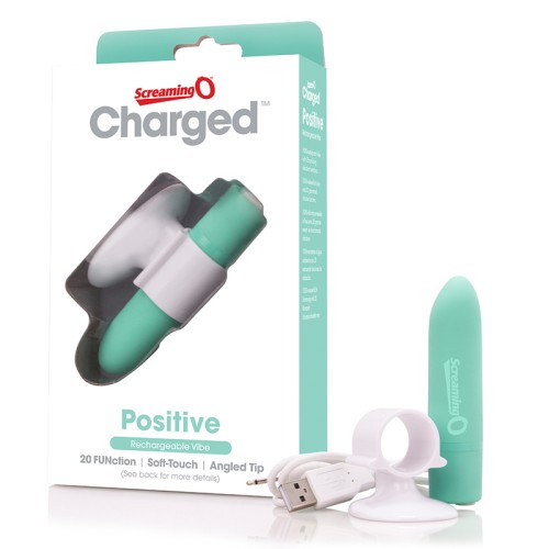 Screaming O Charged Kiwi Vibrating Finger Massager - Waterproof Pleasure