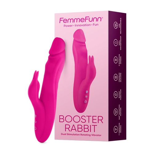 FemmeFunn Vortex Booster Rabbit - Rechargeable Dual Stimulation Vibrator