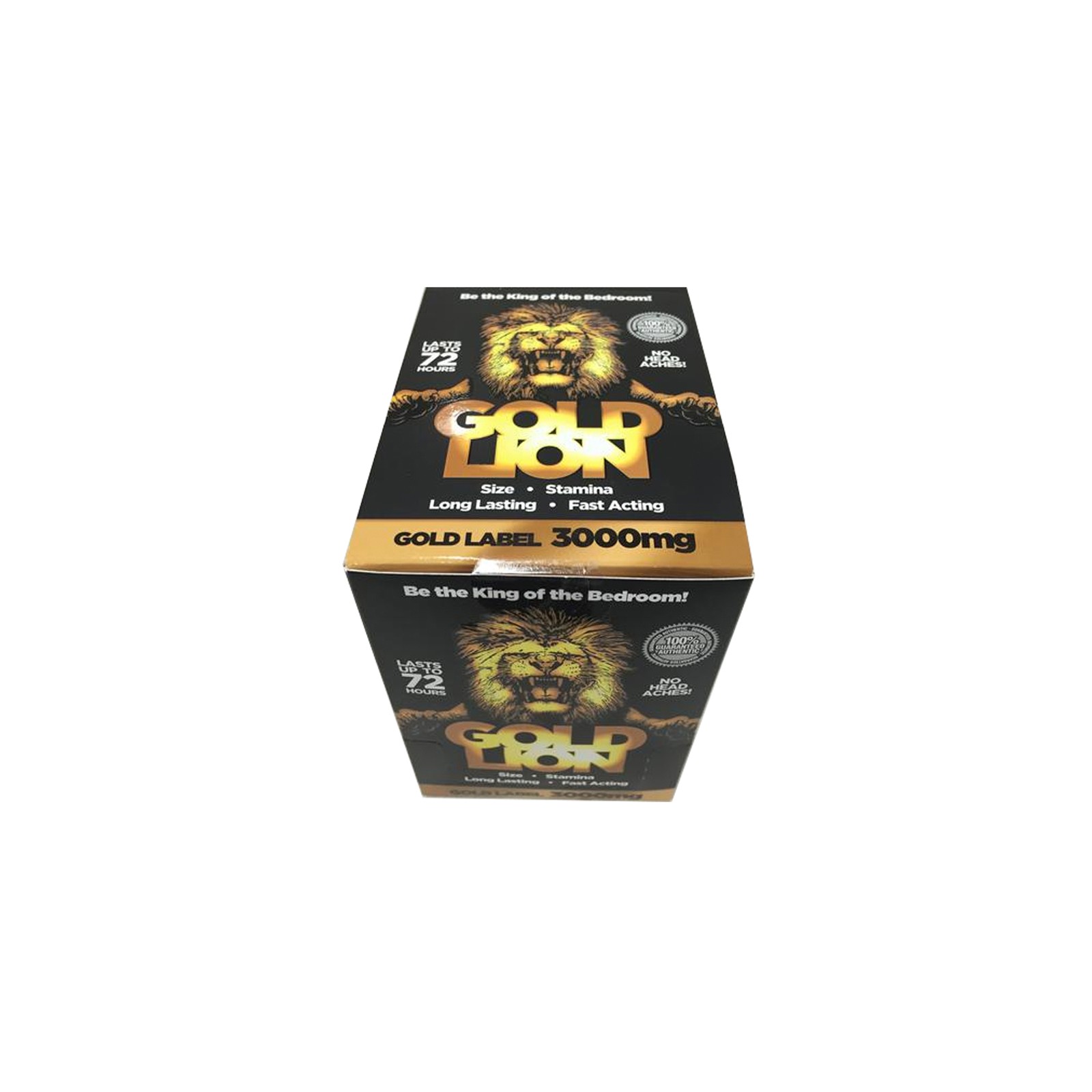 Pastilla de Mejora Masculina Gold Lion 1ct 24 Paquete