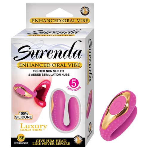 Surenda Vibe Oral de Silicona 5 Funciones Recargable por USB