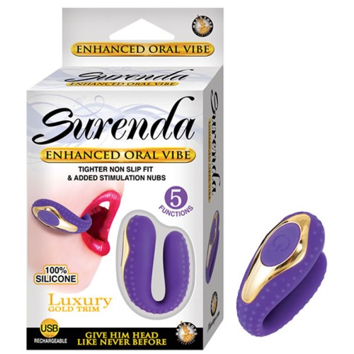 Vibrador Oral Mejorado Surenda para placer de lujo