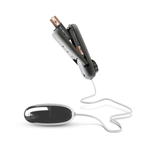 B Yours Silver Power Remote-Controlled Bullet Vibrator