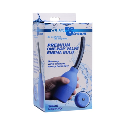 Bola de Enema Premium CleanStream con Válvula Unidireccional para Limpieza Fácil