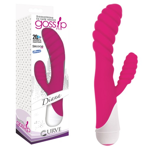 Vibrador de Doble Estimulación Curve Toys Gossip Diana