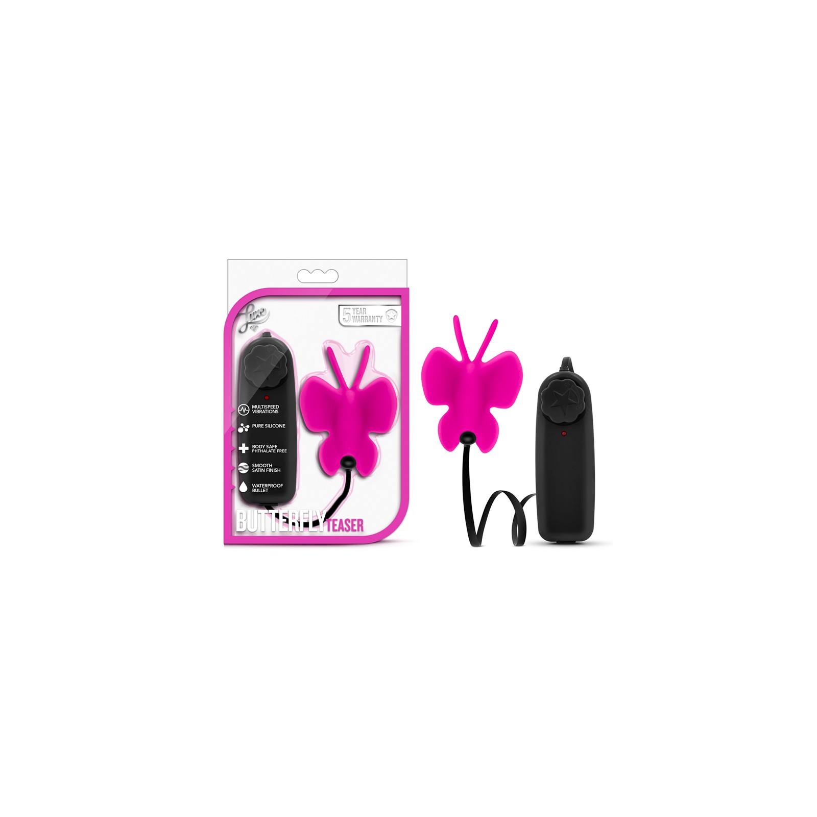 Vibrador Mini Teaser Mariposa Control Remoto Luxe