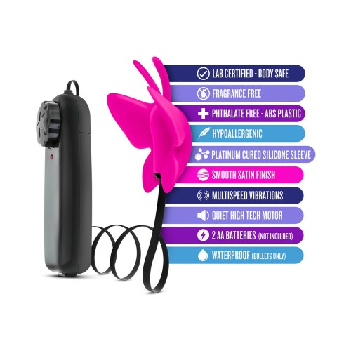 Vibrador Mini Teaser Mariposa Control Remoto Luxe