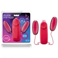 B Yours Huevos Dobles Pop Vibrador Control Remoto