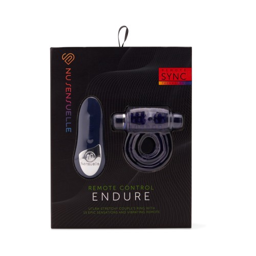 Nu Sensuelle Endure Remote Control Couples Ring Blue