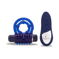 Nu Sensuelle Endure Remote Control Couples Ring Blue