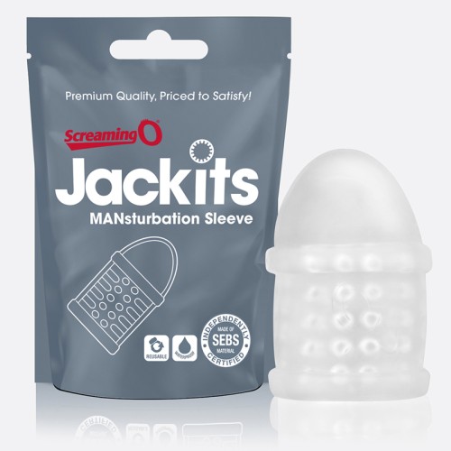 Screaming O Jackits MANsturbation Sleeve Transparente