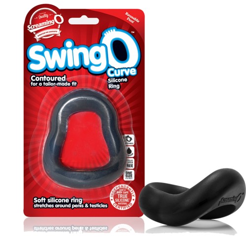 Screaming O SwingO Curve Black Cock Ring