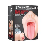 Masturbador Boca Real Zero Tolerance con DVD