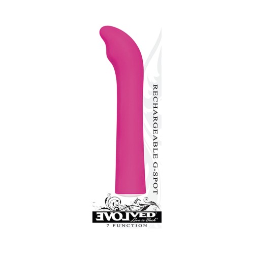 Evolved Rechargeable G-Spot Vibrator Pink - Powerful Pleasure