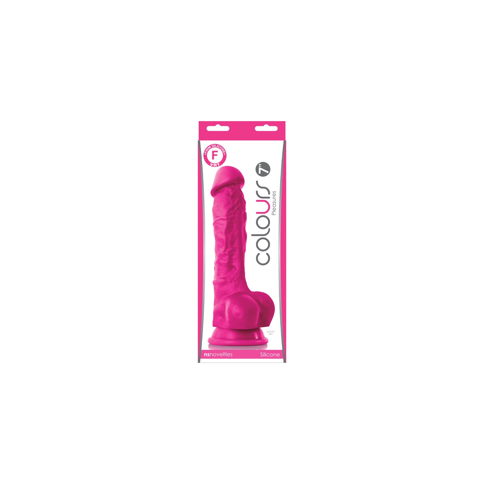 Dildo de 7 in. Colores Placer Rosa