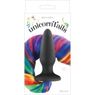 Plug Anal Unicorn Tails Negro Rainbow