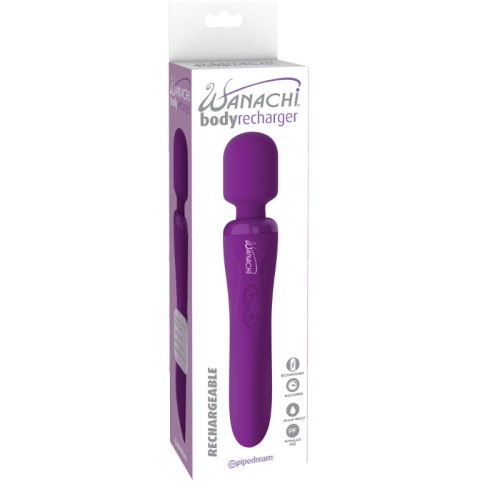 Vibrador de Varita Recargable Wanachi - Ultra Violeta