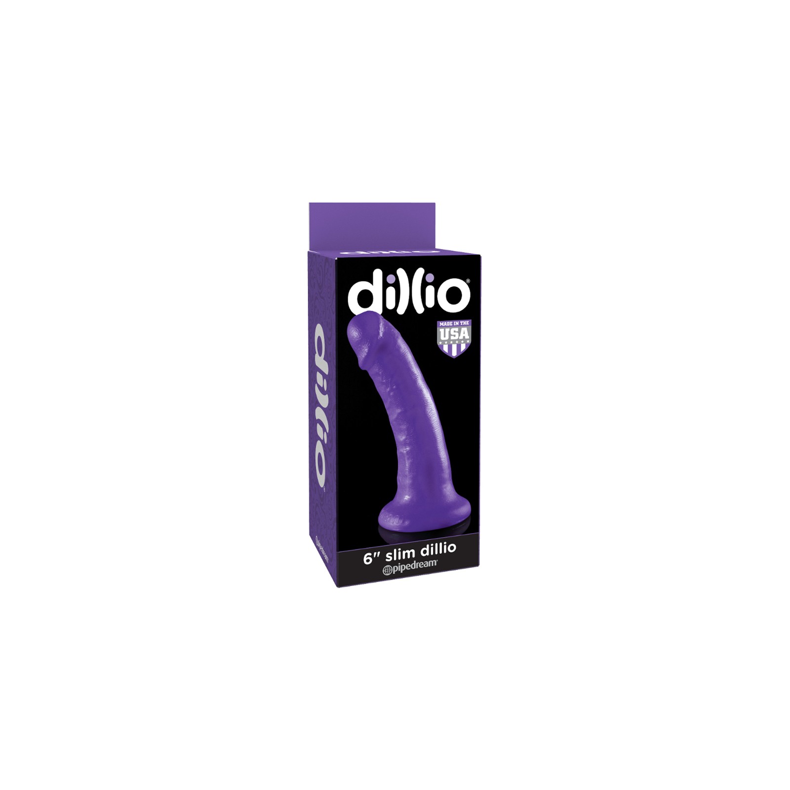 Pipedream Dillio 6 in Slim Realistic Dildo with Suction Cup