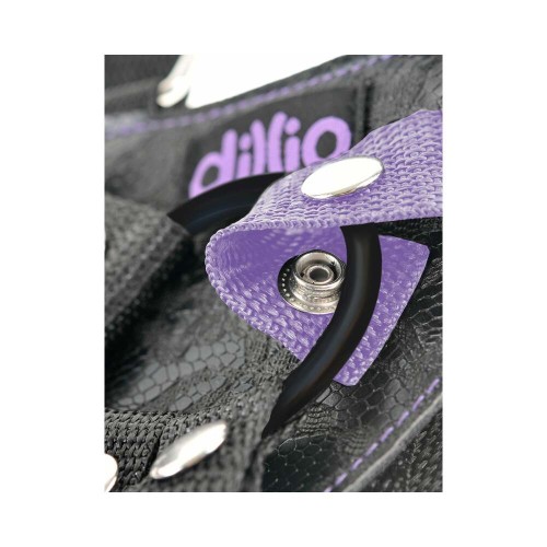 Dillio Adjustable Strap-On Harness Set Purple